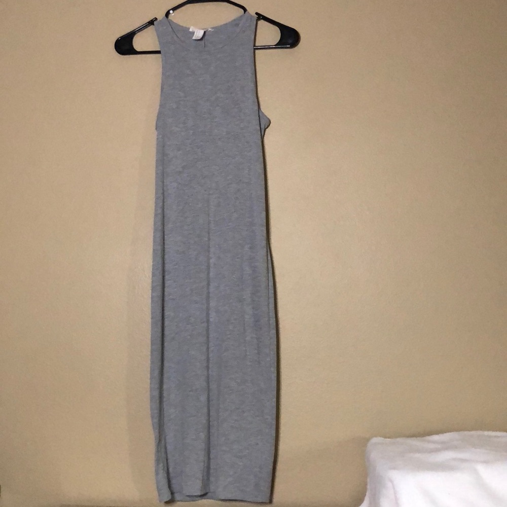 Grey MIDI tank dress